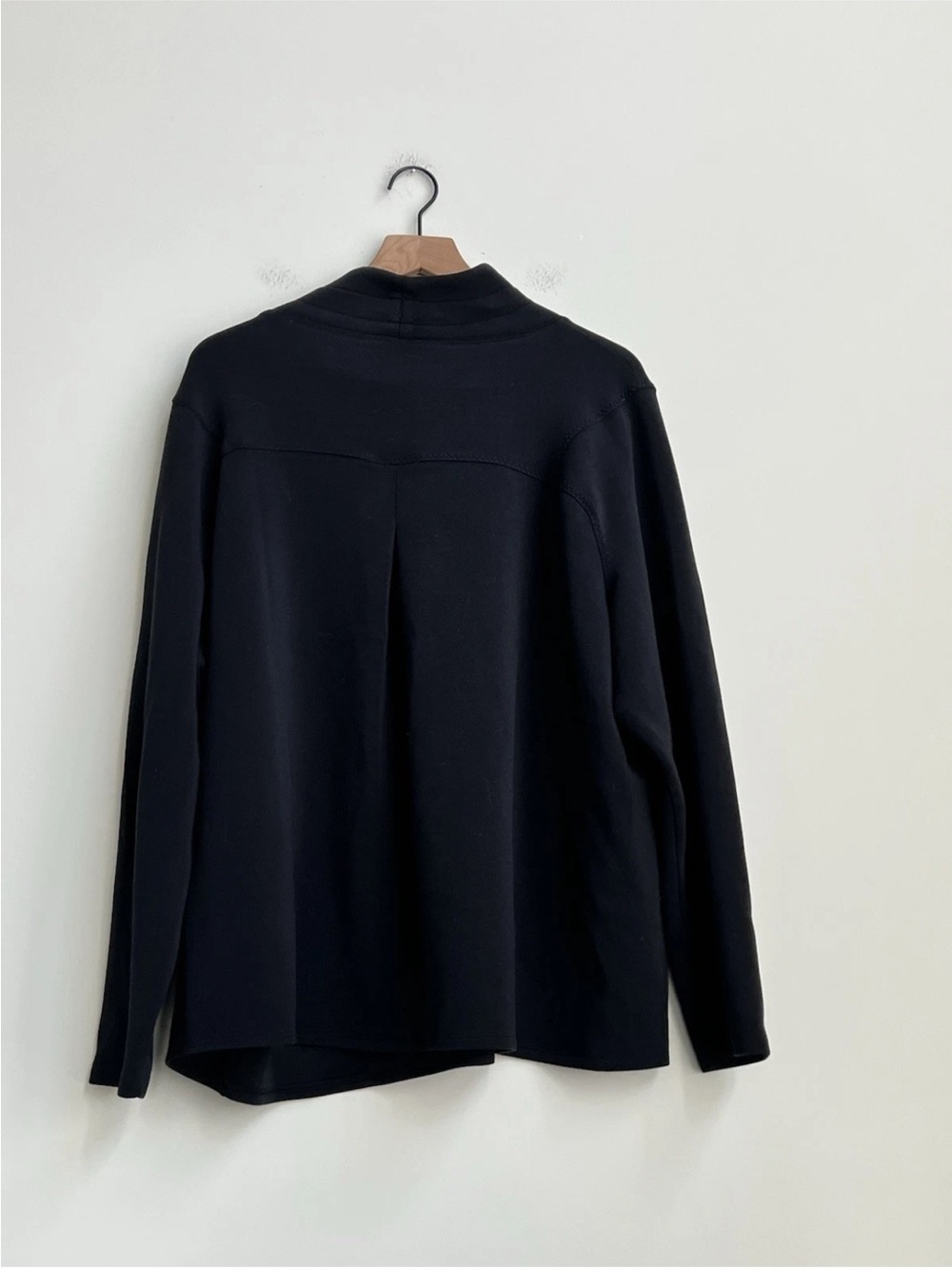 Spanx Air Essentials Got Ya Covered Pullover Sweatshirt Mock Neck Black comfort - Picture 10 of 12